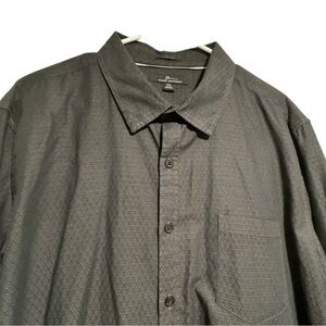 Marc Anthony Slim Fit Black Diamond Button Down